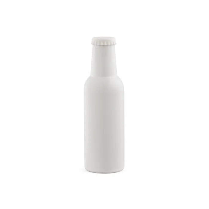 Gift Campaign Borraccia a forma di bottiglia di birra in acciaio inox riciclato 350ml> Borracce Di Metallo