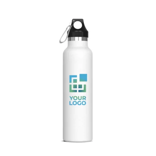 Gift Campaign Borraccia acciaio inox con rivestimento in polvere e moschettone 650ml> Borracce Di Metallo
