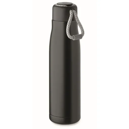 Gift Campaign Borraccia con doppio parete isolata in acciaio inox con cordino 500ml> Borracce Di Metallo