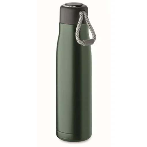 Gift Campaign Borraccia con doppio parete isolata in acciaio inox con cordino 500ml> Borracce Di Metallo