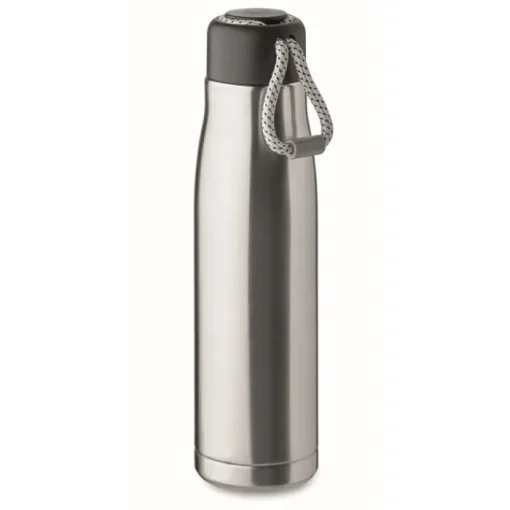 Gift Campaign Borraccia con doppio parete isolata in acciaio inox con cordino 500ml> Borracce Di Metallo