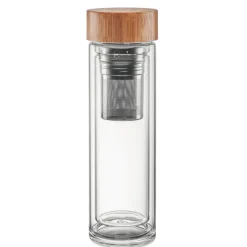 Gift Campaign Borraccia con doppio strato in vetro per tè e tisane 420ml TeaBoo> Gadget Ecologici|Borracce In Vetro