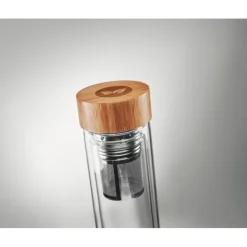Gift Campaign Borraccia con doppio strato in vetro per tè e tisane 420ml TeaBoo></noscript> Gadget Ecologici|Borracce In Vetro
