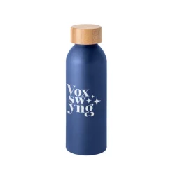 Gift Campaign Borraccia con logo in alluminio opaco con tappo a vite in bambù 550ml></noscript> Borracce Di Metallo