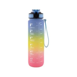 Gift Campaign Borraccia con marcatori per il consumo giornaliero di liquidi da 1l> Borracce In Plastica