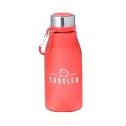 Gift Campaign Borraccia dai colori opachi in rPET con moschettone coordinato 370ml> Borracce In Plastica