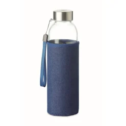 Gift Campaign Borraccia di vetro con custodia in neoprene 500ml Crystal Denim> Borracce In Vetro