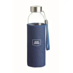 Gift Campaign Borraccia di vetro con custodia in neoprene 500ml Crystal Denim></noscript> Borracce In Vetro