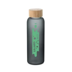 Gift Campaign Borraccia di vetro con finitura opaca e tappo in bambù da 500ml> Borracce In Vetro