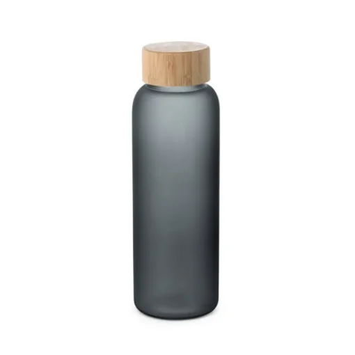 Gift Campaign Borraccia di vetro con finitura opaca e tappo in bambù da 500ml> Borracce In Vetro