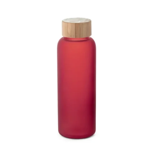 Gift Campaign Borraccia di vetro con finitura opaca e tappo in bambù da 500ml> Borracce In Vetro