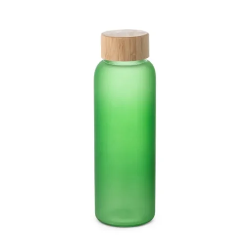 Gift Campaign Borraccia di vetro con finitura opaca e tappo in bambù da 500ml> Borracce In Vetro