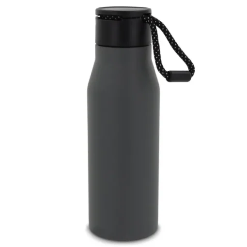 Gift Campaign Borraccia in acciaio inossidabile con finitura opaca e laccetto 600ml> Borracce Di Metallo