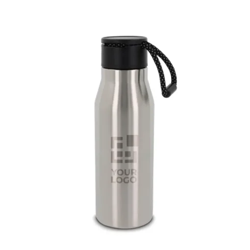 Gift Campaign Borraccia in acciaio inossidabile con finitura opaca e laccetto 600ml> Borracce Di Metallo