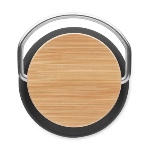 Gift Campaign Borraccia in acciaio inossidabile con logo tappo in bambú da 500ml Clip> Gadget Palestra|Gadget Per L'Ufficio