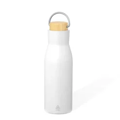 Gift Campaign Borraccia in acciaio inox riciclato a doppia parete con manico 500 ml> Borracce Di Metallo