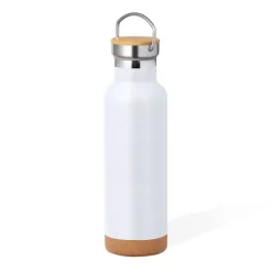 Gift Campaign Borraccia in acciaio inox con base in sughero e tappo con manico 650ml> Borracce Termiche