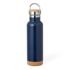 Gift Campaign Borraccia in acciaio inox con base in sughero e tappo con manico 650ml><noscript><img width=