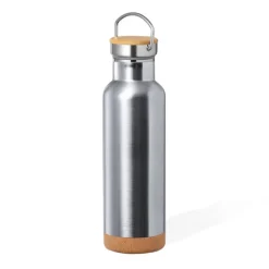 Gift Campaign Borraccia in acciaio inox con base in sughero e tappo con manico 650ml><noscript><img width=