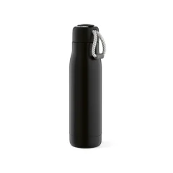 Gift Campaign Borraccia in acciaio inox riciclato con laccetto nel tappo 540ml> Borracce Di Metallo