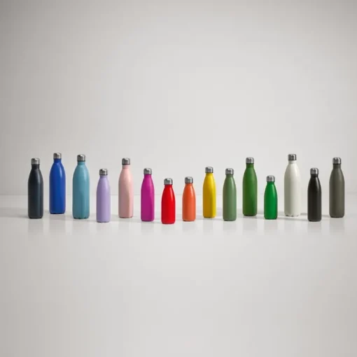 Gift Campaign Borraccia in acciaio inox riciclato con tappo anti goccia da 500ml> Borracce Termiche|Borracce Di Metallo