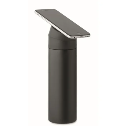 Gift Campaign Borraccia in acciaio inox con tappo antiscivolo porta telefono 420ml> Borracce Termiche