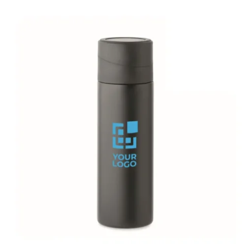 Gift Campaign Borraccia in acciaio inox con tappo antiscivolo porta telefono 420ml> Borracce Termiche