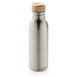 Gift Campaign Borraccia in acciaio inox riciclato con tappo di bambù da 600 ml> Borracce Di Metallo