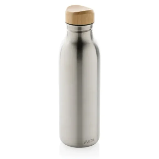 Gift Campaign Borraccia in acciaio inox riciclato con tappo di bambù da 600 ml> Borracce Di Metallo