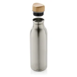 Gift Campaign Borraccia in acciaio inox riciclato con tappo di bambù da 600 ml></noscript> Borracce Di Metallo