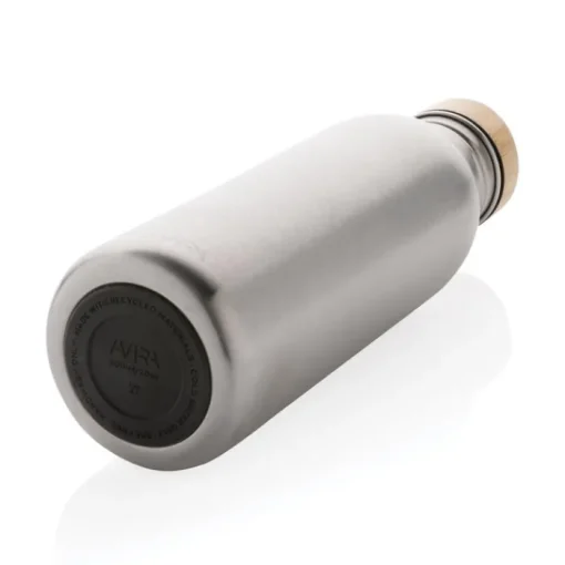 Gift Campaign Borraccia in acciaio inox riciclato con tappo di bambù da 600 ml> Borracce Di Metallo