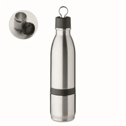 Gift Campaign Borraccia in acciaio inox da 500ml con bicchiere da 310 ml incorporato> Borracce Termiche|Borracce Di Metallo
