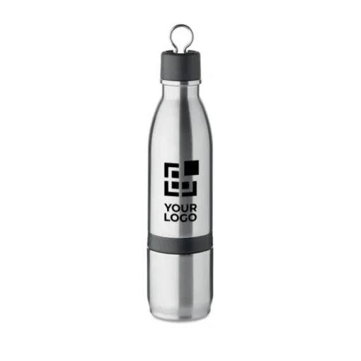 Gift Campaign Borraccia in acciaio inox da 500ml con bicchiere da 310 ml incorporato> Borracce Termiche|Borracce Di Metallo