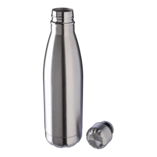 Gift Campaign Borraccia in acciaio inox con tappo a vite argentato 650 ml> Borracce Di Metallo