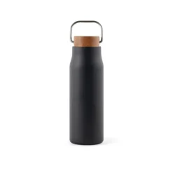 Gift Campaign Borraccia in acciaio inox riciclato con manico e tappo in legno 300ml> Borracce Di Metallo