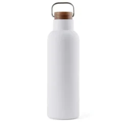 Gift Campaign Borraccia in acciaio inox riciclato con manico e tappo in legno 800ml></noscript> Borracce Di Metallo