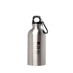 Gift Campaign Borraccia in acciaio inox riciclato con moschettone da 400ml></noscript> Borracce Di Metallo