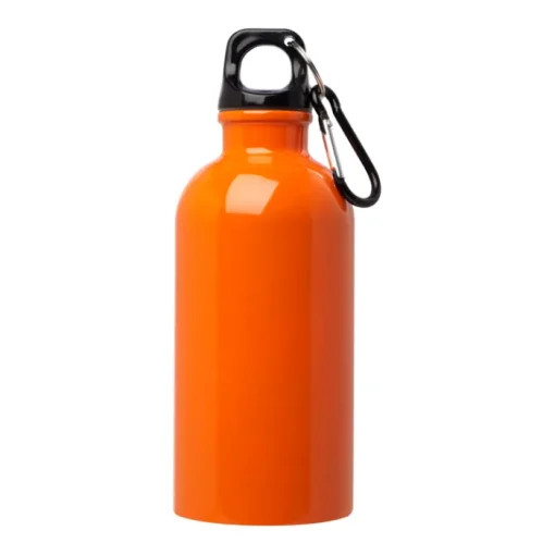 Gift Campaign Borraccia in acciaio inox riciclato con moschettone da 400ml> Borracce Di Metallo