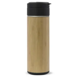 Gift Campaign Borraccia in acciaio inox a doppia parete con finitura in bambù 400ml></noscript> Borracce Termiche|Borracce Di Metallo