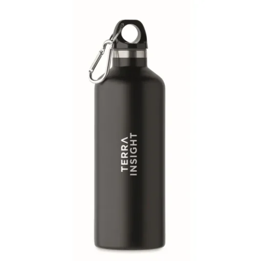 Gift Campaign Borraccia in acciaio inox riciclato con moschettone da 500ml> Borracce Di Metallo