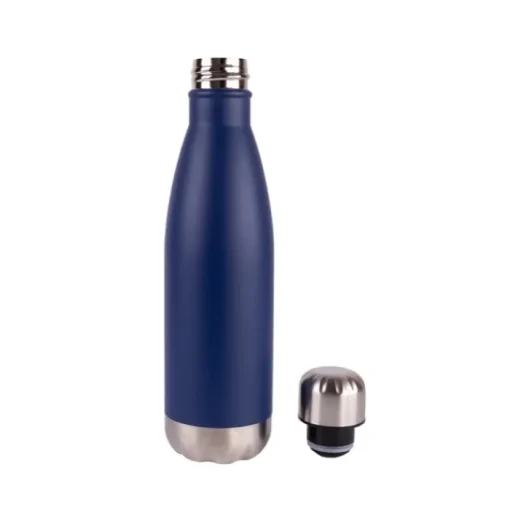 Gift Campaign Borraccia in acciaio inox riciclato con base e tappo argentato 500ml> Borracce Di Metallo