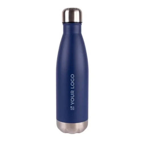 Gift Campaign Borraccia in acciaio inox riciclato con base e tappo argentato 500ml> Borracce Di Metallo