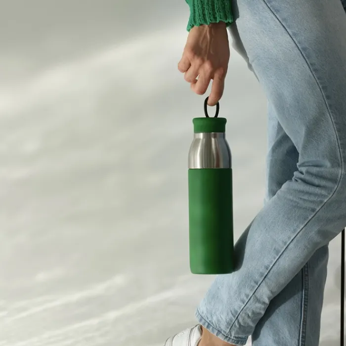 Gift Campaign Borraccia in acciaio inox riciclato con doppia apertura da 720ml> Borracce Termiche|Borracce Di Metallo