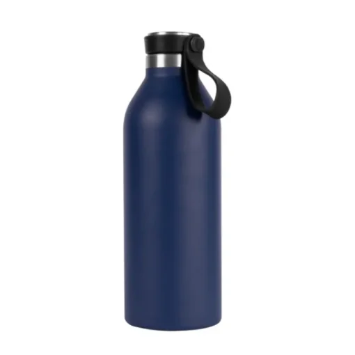 Gift Campaign Borraccia in acciaio inox riciclato con laccetto nel tappo 500ml> Borracce Di Metallo