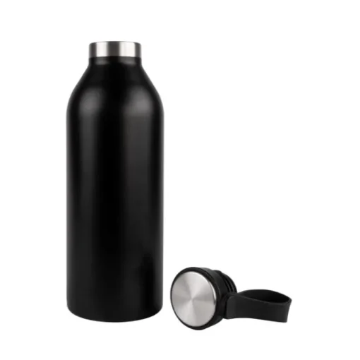 Gift Campaign Borraccia in acciaio inox riciclato con laccetto nel tappo 500ml> Borracce Di Metallo