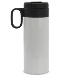 Gift Campaign Borraccia in acciaio inox con tappo incernierato nero con manico 400ml> Bicchieri Termici Personalizzati