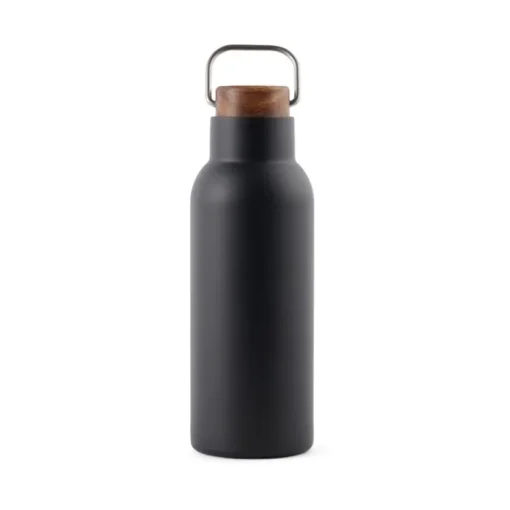 Gift Campaign Borraccia in acciaio inox riciclato con manico e tappo in legno 580ml> Borracce Di Metallo