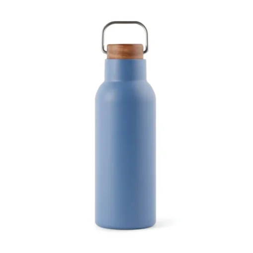 Gift Campaign Borraccia in acciaio inox riciclato con manico e tappo in legno 580ml> Borracce Di Metallo