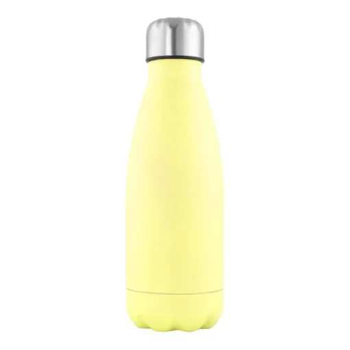 Gift Campaign Borraccia in acciaio inox promozionale con tappo argentato da 500ml> Borracce Di Metallo