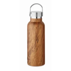 Gift Campaign Borraccia in acciaio riciclato con rivestimento che sembra legno 500 ml> Borracce Termiche|Borracce Di Metallo